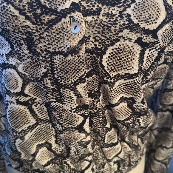 Snakeskin blouse large - Picture 3 of 6